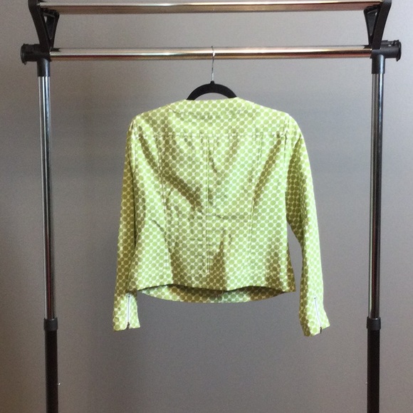 4 Sunset Rd lime green polka dot jacket - Picture 2 of 16